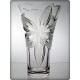 Vase en cristal 30cm. Orchid&eacute;e d&eacute;coration.
