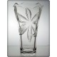 Vase en cristal 30cm. Orchidée décoration.