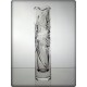 Crystal vase 24cm. Orchid decoration.