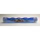 Long Christmas candle holder - blue