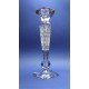Crystal candlestick. 14cm.