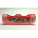 Christmas candle holder - red